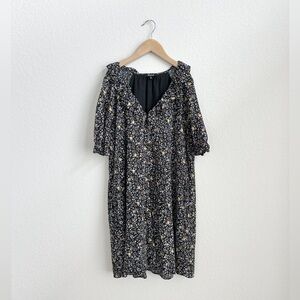 madewell floral mini dress